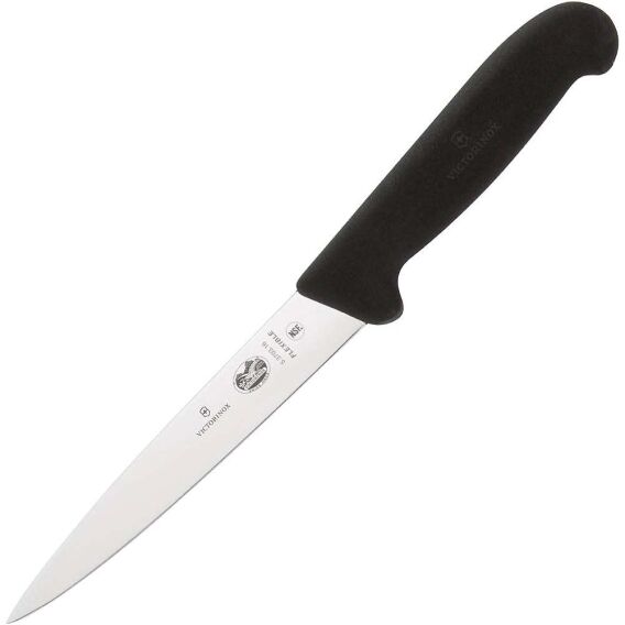 Victorinox 5.3703.16 16cm Siyah Fileto Bıçağı - VICTORINOX MUTFAK