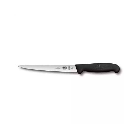 Victorinox 5.3813.18 18cm Siyah Fileto Bıçağı - VICTORINOX MUTFAK