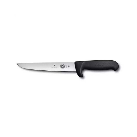 Victorinox 5.5503.18L 18cm Siyah Sıyırma Bıçağı, Parmak Korumalı - VICTORINOX MUTFAK