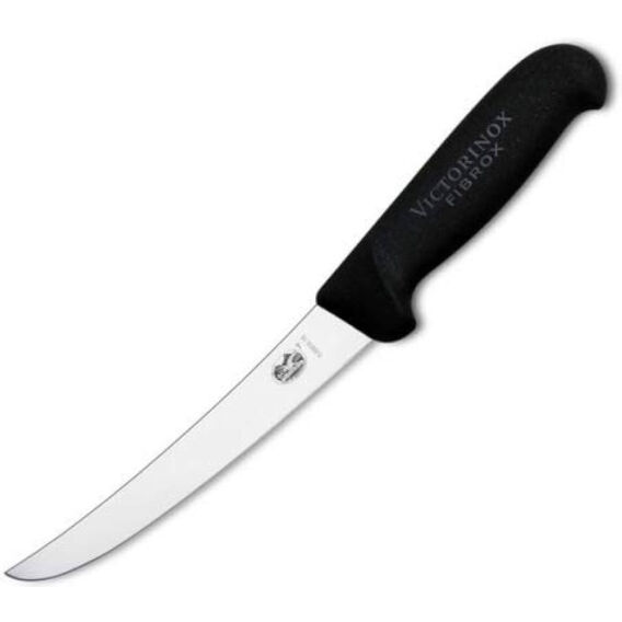 Victorinox 5.6503.15 15cm Siyah Kavisli Geniş Ağız Sıyırma Bıçağı - VICTORINOX MUTFAK