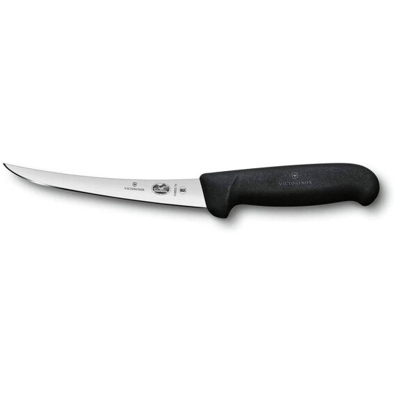 Victorinox 5.6603.12 12cm Siyah Kavisli Dar Ağız Sıyırma Bıçağı - VICTORINOX MUTFAK