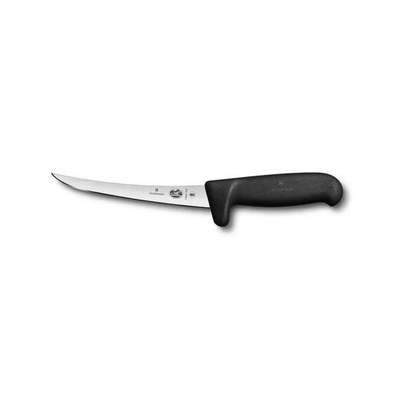 Victorinox 5.6603.12M 12cm Siyah Sıyırma Bıçağı, Parmak Korumalı - VICTORINOX MUTFAK