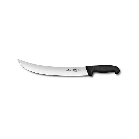 Victorinox 5.7303.31 31cm Siyah Kavisli Kasap Bıçağı - VICTORINOX MUTFAK