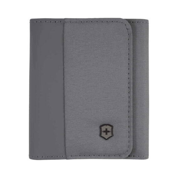 Victorinox 653366 Travel Essential Tri fold Cüzdan, Gri - VICTORINOX TRAVEL GEAR