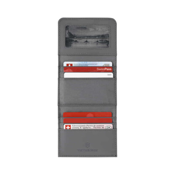 Victorinox 653366 Travel Essential Tri fold Cüzdan, Gri - VICTORINOX TRAVEL GEAR (1)