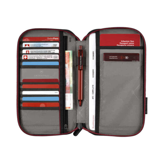 Victorinox 653372 Travel Essential Portföy Cüzdan, Gri - VICTORINOX TRAVEL GEAR (1)