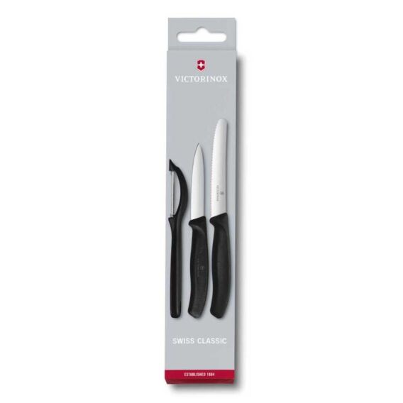 Victorinox 6.7113.31 Siyah Soyma Seti, 3 Parça - VICTORINOX MUTFAK