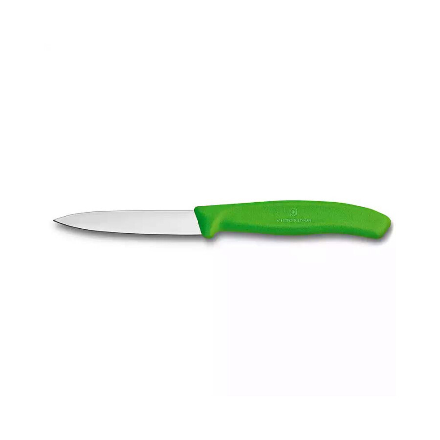 Victorinox 6.7606.L114 8cm Yeşil Düz Soyma Bıçağı - VICTORINOX MUTFAK