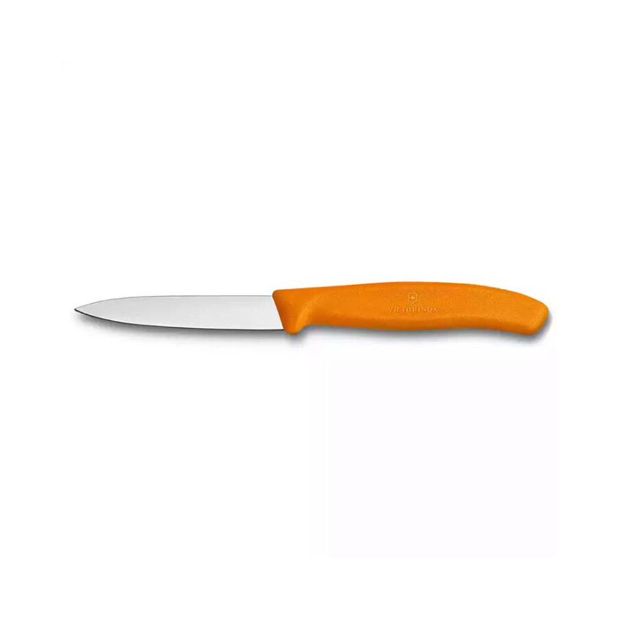 Victorinox 6.7606.L119 8cm Turuncu Soyma Bıçağı - VICTORINOX MUTFAK