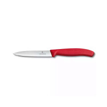 Victorinox 6.7701 10cm Kırmızı Düz Soyma Bıçağı - VICTORINOX MUTFAK