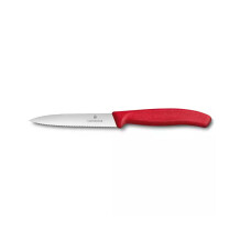 Victorinox 6.7731 10cm Kırmızı Tırtıklı Soyma Bıçağı - 1