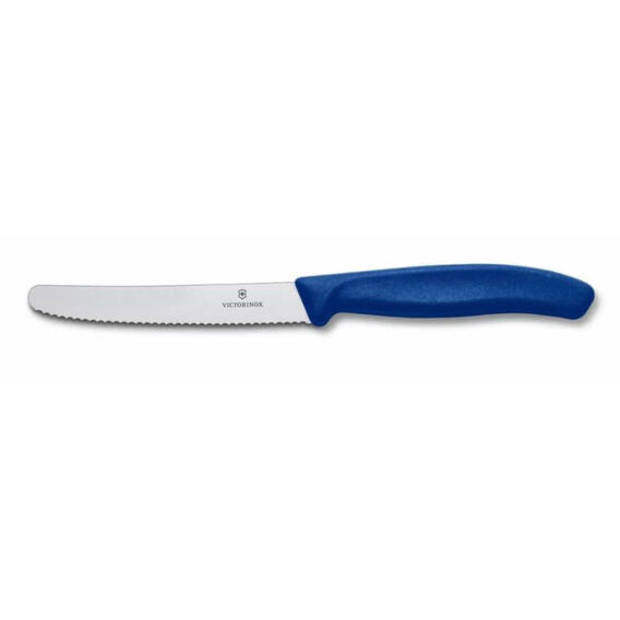 ​​​​​​​​​​​​​​​​​​​​​​​​​​​​​​Victorinox 6.7832 11cm Mavi Domates ve Sofra Bıçağı - VICTORINOX MUTFAK