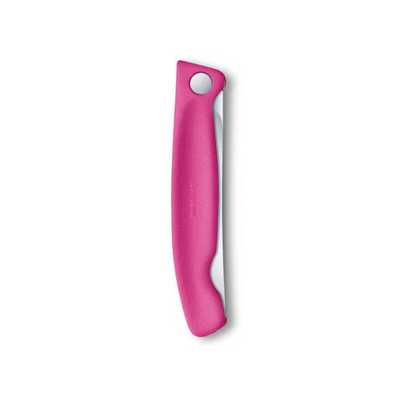 ​​​​​​​​​​​​​​​​​​​​​​​​​​​​​​​​Victorinox 6.7836.F5B 11cm Pembe Tırtıklı Katlanabilir Domates Bıçağı - 4