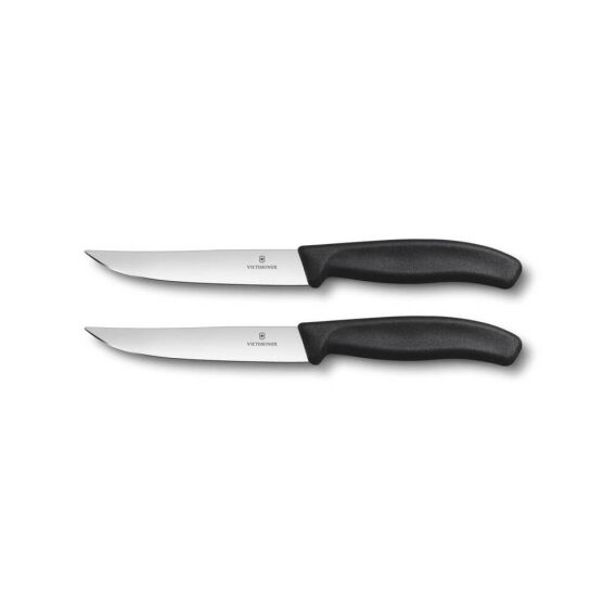 Victorinox 6.7903.12B 12cm Siyah 2li Biftek Bıçağı, Blisterli Paket - VICTORINOX MUTFAK