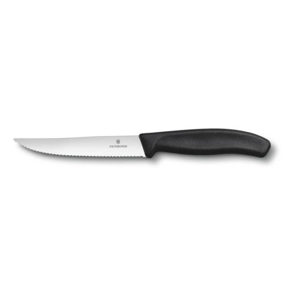 Victorinox 6.7933.12 12cm Siyah Tırtıklı Biftek Bıçağı - VICTORINOX MUTFAK