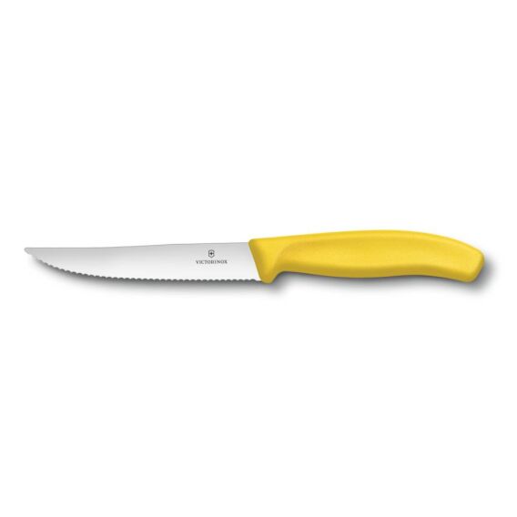 ​​​Victorinox 6.7936.12L8 12cm Sarı Tırtıklı Biftek Bıçağı - VICTORINOX MUTFAK