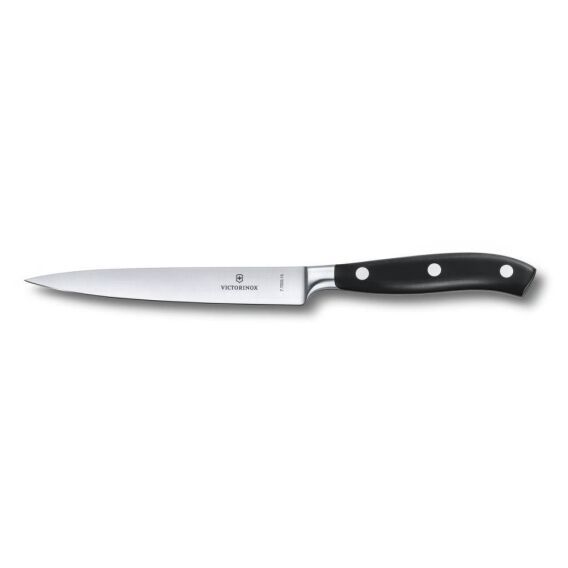 Victorinox 7.7203.15G 15cm Siyah Dövme Çelik Doğrama Bıçağı, Hediye Kutulu - VICTORINOX MUTFAK