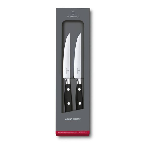 Victorinox 7.7242.2 12cm Siyah Dövme Çelik Biftek Bıçağı, Hediye Kutulu - VICTORINOX MUTFAK