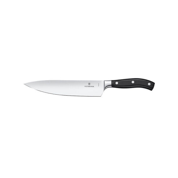 Victorinox 7.7403.22G 22cm Siyah Dövme Çelik Doğrama Bıçağı, Hediye Kutulu - VICTORINOX MUTFAK