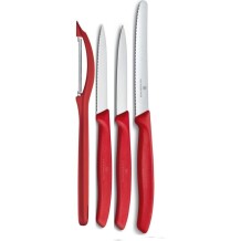 Victorinox Kırmızı Soyacak ve Soyma Bıçak Seti, Kırmızı - 1