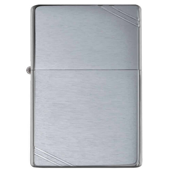 Zippo Brushed Chrome Vintage with Slashes Çakmak - ZIPPO