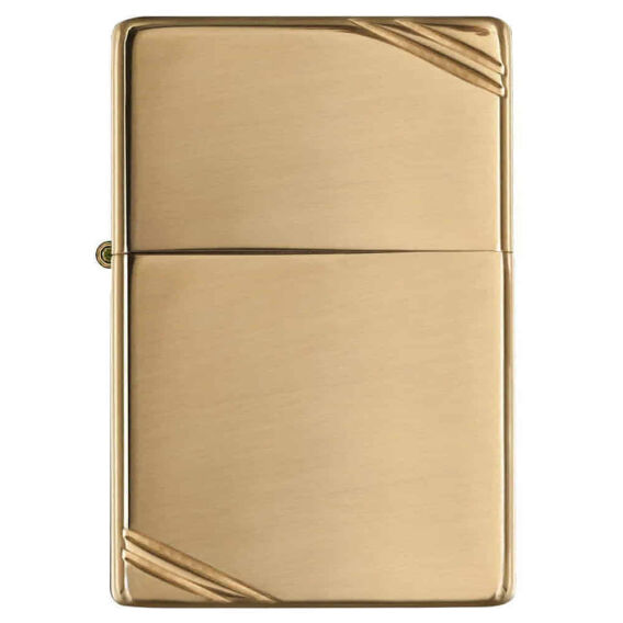 Zippo High Polish Brass Vintage with Slashes Çakmak - ZIPPO