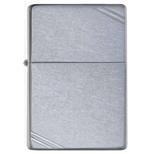 Zippo Street Chrome™ Vintage with Slashes Çakmak - 1