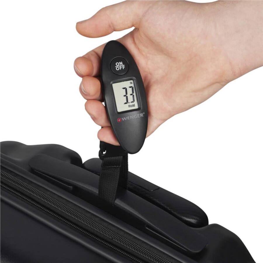 Wenger Mini Dijital Bavul Tartısı, Siyah - WENGER TRAVEL GEAR (1)