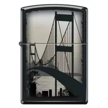 Zippo Classic Black Matte Bridge Çakmak - 1