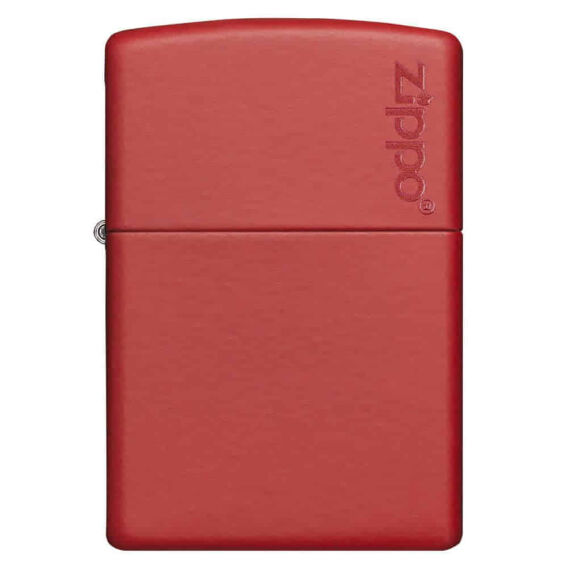 Zippo Classic Red Matte Zippo Logo Çakmak - ZIPPO