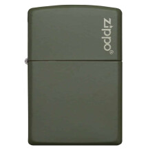 Zippo Classic Green Matte Zippo Logo Çakmak - 1