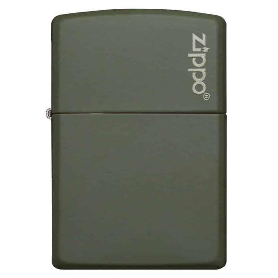 Zippo Classic Green Matte Zippo Logo Çakmak - ZIPPO