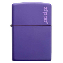 Zippo Classic Purple Matte Zippo Logo Çakmak - 1