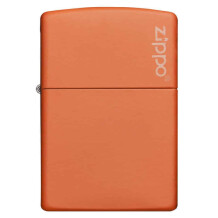 Zippo Classic Orange Matte Zippo Logo Çakmak - 1