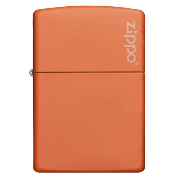 Zippo Classic Orange Matte Zippo Logo Çakmak - ZIPPO